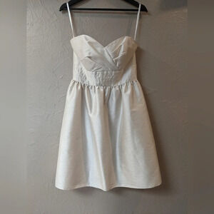 Alfred Sung Bridesmaid Cocktail Dress Style D540 Champagne size 4